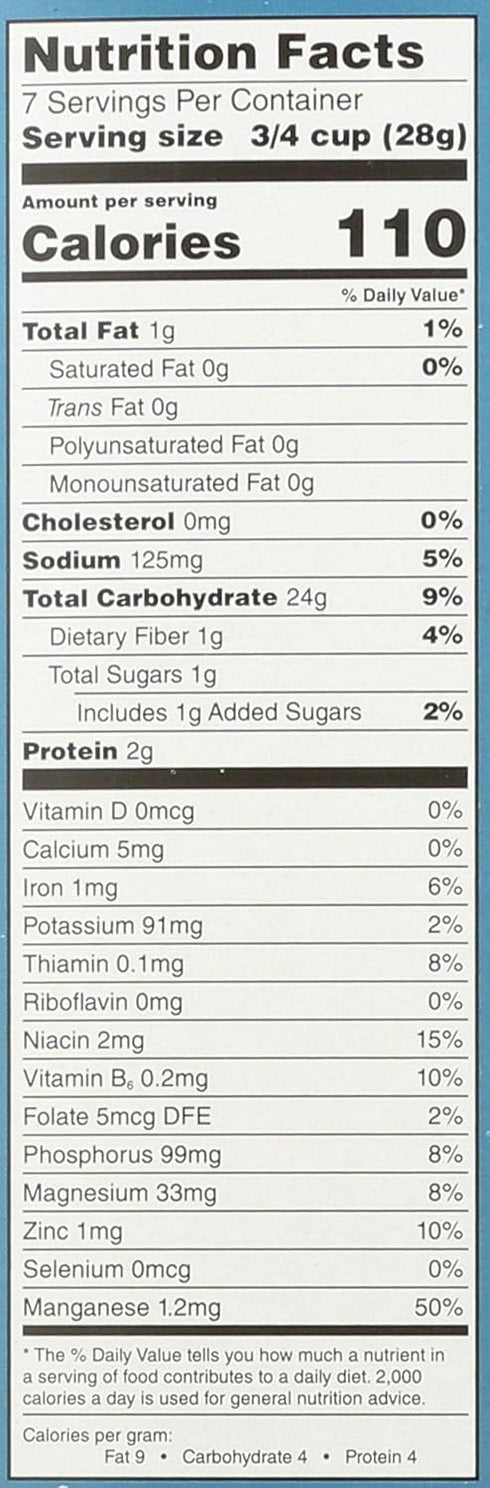 8 6) Sprouted Brown Rice Crisps Cereal Ounces (Case