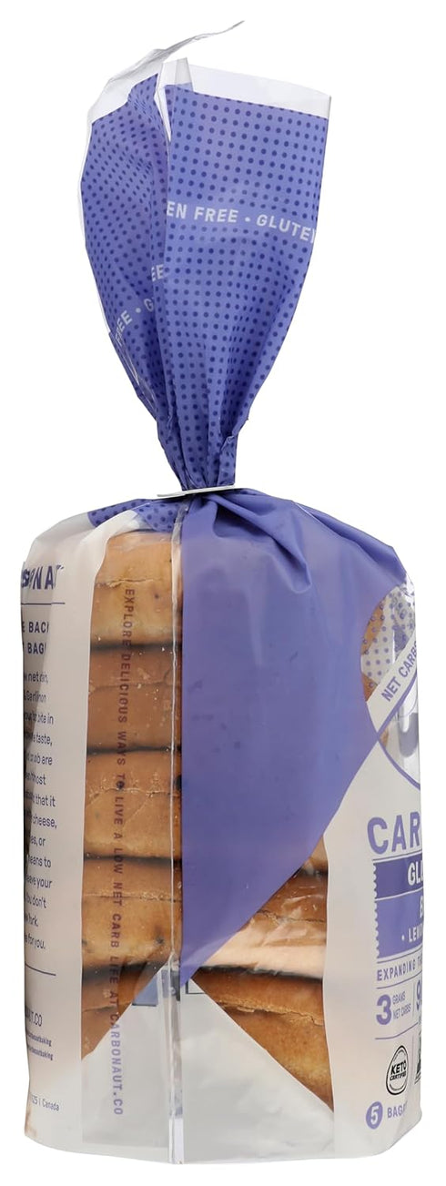 5 Count, 11.8 OZ Carbonaut Low Carb Lemon Blueberry Bagels