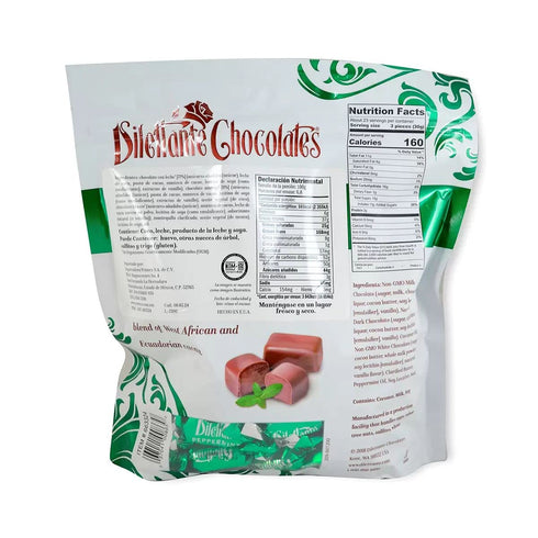 24oz Peppermint Double Milk Chocolate Truffle Cremes - Dilettante