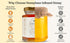 HoneyBeez 32mg 8oz) Premium Raw Honey Infused with Hemp- per serving (Natural