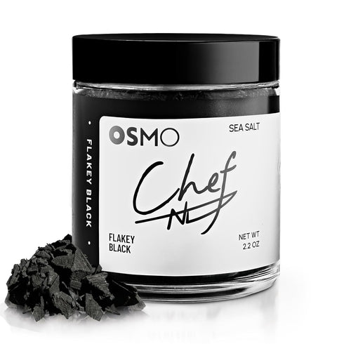 Osmo Black Flakey Sea Salt By Chef Nick DiGiovanni, Premium Sea Salt