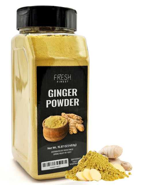 Fresh Finest Ginger Powder - 15.97oz (453G) - Pure Ground Ginger Root