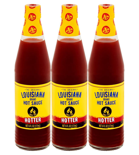 "LOUISIANA" Brand Louisiana Brand Hot Sauce, Hotter Hot Sauce (6 Fl Oz (Pack of