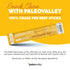 Paleovalley 100% Grass Fed Teriyaki Beef Sticks - Delicious Gluten Free Snack, High Protein Keto Friendly