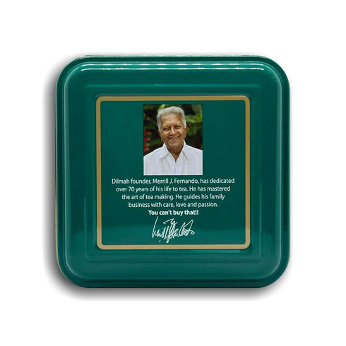 4.41oz Dilmah English Breakfast Loose Leaf Tea, Tin, Pure Ceylon Tea in Caddy, Premium Black Tea