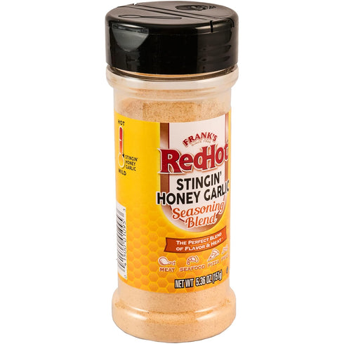5.36 oz (Pack 6) Frank's RedHot Stingin' Honey Garlic Seasoning Blend (Gluten Free)