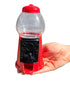 6.5 Inch Set (12 Pack) Zugar Land - Red Plastic Bubble Gum Gumball Machine Classic Toy Candy Dispensers. No Gumballs