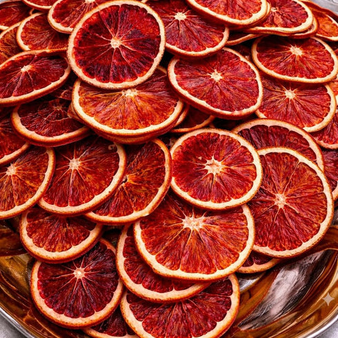 Dolce Dried 5 Dried Citrus Slices Mix Varieties (,Blood Orange,Orange, Lemon, Lime, Grapefruit) Cocktail Garnish Kit