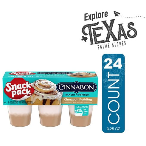 Snack Pack 24-Count 3.25 1 - Lavinia Essentials Bundle: of Cinnamon Flavored Pudding, Gluten-free, Kosher On-The-Go