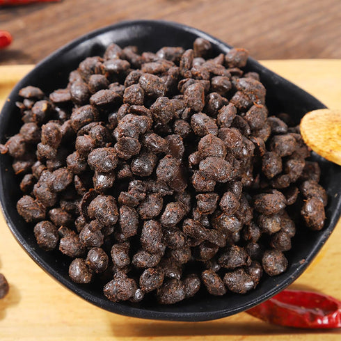 SPFLAUFR 500g,Dried fermented black bean black beansBean drum sauceSoybean drum, Tempeh is a traditional Chinese