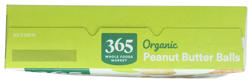 365 10 by Whole Foods Market, Organic Peanut Butter Balls, Ounce