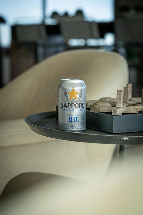 6-pack 12oz Sapporo Premium Non-Alcoholic Beer - cans