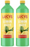 Lucy's Family Owned - 100% Lemon Juice 32oz. Bottle (2 PACK)