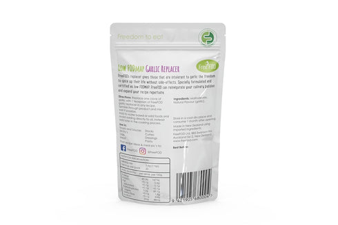 FreeFOD 72g Garlic Replacer | Low FODMAP Garlic Seasoning | Made with Real Garlic Oil | | GMO-FREE