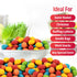 (1 2 8 oz, Easter Mini Rainbow Eggs Pounds) Bags of Chocolate Eggs Each Mini Eggs Perfect for Easter Celebrations