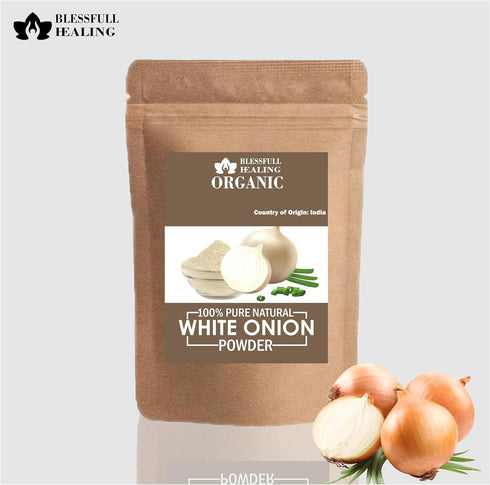 Blessfull Healing 100% 100 3.52 oz Organic Pure Natural White Onion Powder | Gram /