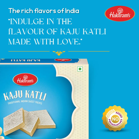 Haldiram's 200 1 Kaju Katli, Vegetarian, G X Box