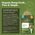 Navitas Organics Hemp Seeds - 8oz. Bag, USDA Organic, Non GMO, Gluten Free, Protein & Minerals for Smoothies