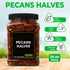 Roasted Pecan Halves - Ready-to-Eat Snack and Pantry Essential