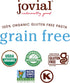 8 Oz, 1 Pack Jovial Grain-Free Cassava Fusilli - Fusilli Organic, Gluten Free Pasta, Fusilli Pasta, Cassava Pasta