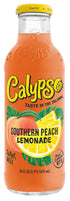 6 Pack, 16 Oz (Pack 12) Calypso Lemonade, Flavor Variety Made with Real Fruit, Fl Glass Bottles