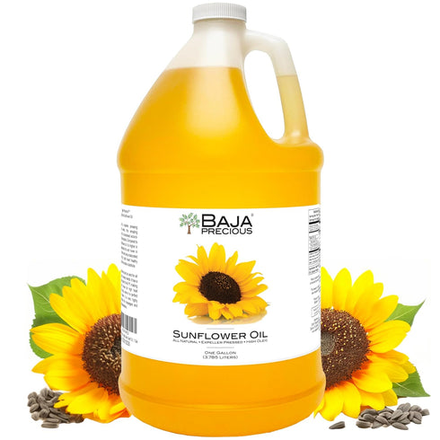 Baja Precious - High Oleic Sunflower Oil, 1 Gallon Jug - Expeller