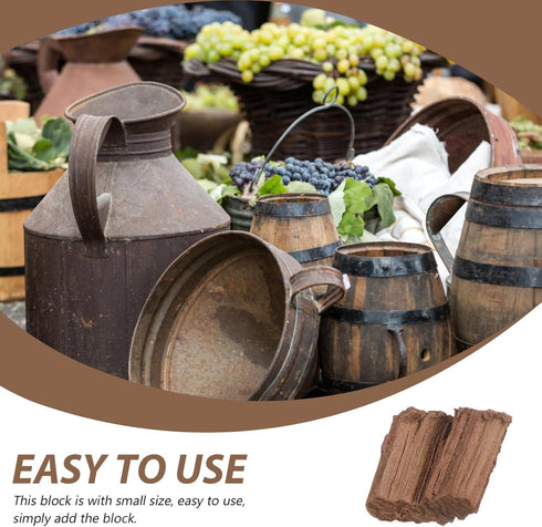 1bag IMIKEYA French Oak Chips for Home Brewing Wine Making Flavor Improve Texture Red Wine for Whiskey Aging
