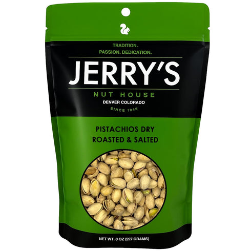 In-Shell Pistachios, Roasted & Salted - Jerrys Nut House: Premium Nuts, Dried