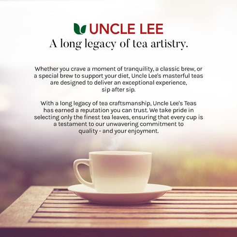 Uncle Lee's China Green Dieters Tea, Detox Tea with Senna, 30 Count, Caffeine-Free Herbal Tea Bags
