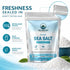2 lb Pure Sea Salt, Coarse Grain, | Ideal For Salt Grinder Refills I Unrefined & Mineral Rich - SeaMount Naturals