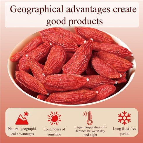 10oz (2x5oz TJBXWPY Organic Goji Berries Jars) | Premium Ningxia Sun-Dried | Superfood Snack Tea