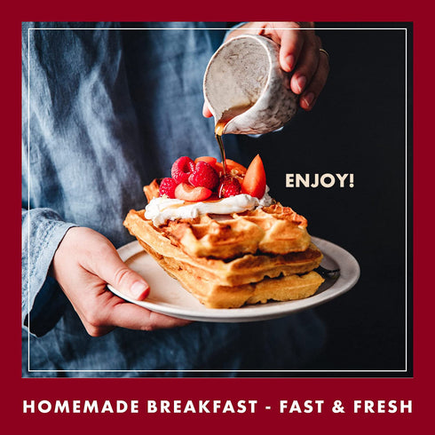 Classique Fare Belgian Waffle Mix, 16 Oz Boxes (Pack of 3), Makes Waffles, Pancakes, Muffins & Crepes