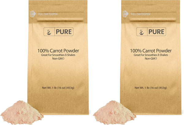 PURE ORIGINAL INGREDIENTS Carrot Powder (1 lb) Smoothies & Shakes, Sauces, No