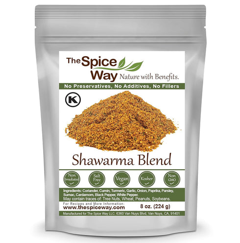 The Spice Way - Shawarma Blend Recipe Inside (Meat and Poultry Rub/Spice) - 8 oz