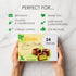 24 Count Fiorella Dubai Style Milk Chocolate Pistachio Squares, Filled Chocolate With Pistachio Butter & Crispy