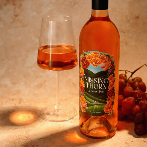 20 5 oz. Missing Thorn Rose Alcohol-Removed Zinfandel Wine by Aaron Pott - Sip Clean Non-alcoholic Wine with Berries