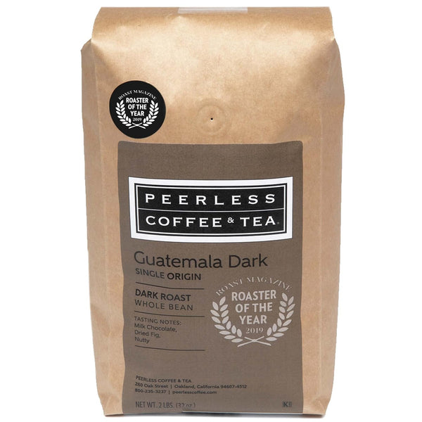 Peerless Coffee & Tea Peerless Guatemala Whole Bean Coffee (2 lb.) Direct Trade Guatemala Antigua, Dark