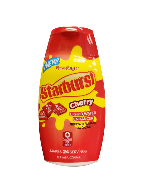 Starburst Singles To Go Liquid Water Enhancer, Cherry, 1.62 Fl. Oz (1-Pack), Low Calorie, Zero Sugar Drink