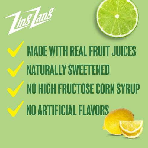 32 Oz (Pack 3) Zing Zang Sweet & Sour Mix, Non-Alcoholic Cocktail Mixer, Fl Bottle