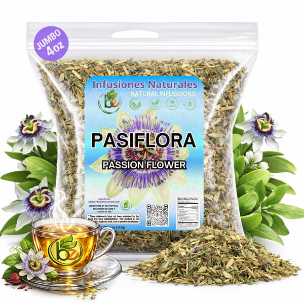 Pasiflora Herbal Tea 4 oz (113 g) Passionflower Loose Leaf Blend Traditional