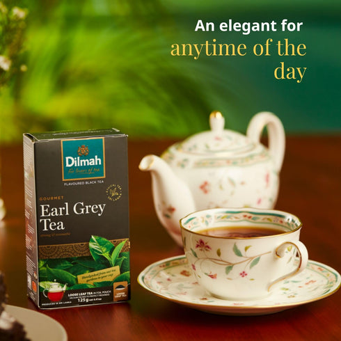 Dilmah Earl Grey Ceylon Tea, 50 Tea Bags, 100g