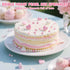 Jimmies 130g/4.58oz,Baking Edible Heart Sprinkles for Cake Decorating,White Pink Pearl Sugar Mix Size Candy
