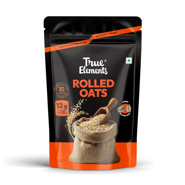 True Elements Rolled Oats 1.2kg - Oats, Breakfast Healthy Food, 100% Wholegrain