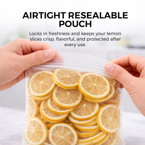 3oz/85gm 50 60 Dried Lemon Slices to Pcs, Citrus Dehydrated Fruit For Cocktails, Lemons For Cocktail and Decor