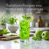 TEA TEK 8.8 1 Count Pound Coconut Jelly Green Apple Coconut Boba Jelly Jars - No Cooking Required, For Various