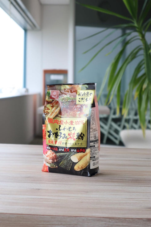 14.1 oz HAKUBAKU Okonomiyaki Flour Mix (Japanese Style Savory Pancake)