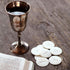 1 1/8" 200 Communion Altar Bread White Cross Design Hosts