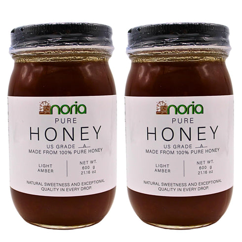 Noria Pure Honey, 21.16 Fl Oz, Natural Sweetness and Exeptional Quality in