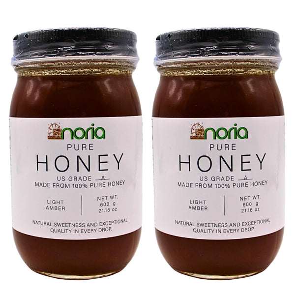 Noria Pure Honey, 21.16 Fl Oz, Natural Sweetness and Exeptional Quality in