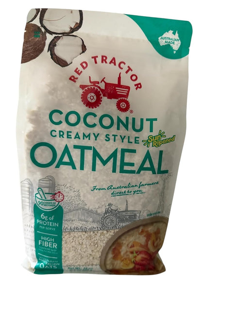 Generic Coconut Creamy Style Instant Oatmeal Australian Made, High Fiber & Protein, Quick